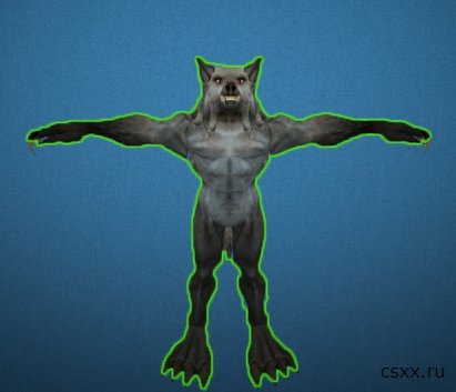 Моделька игрока Оборотень [Werewolf] для кс1.6