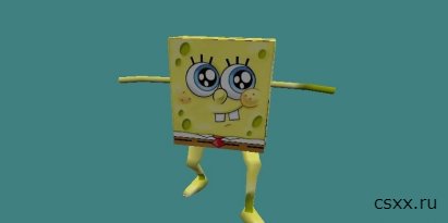 Модель игрока [player] Губка Боб / Спанч боб / SpongeBob SquarePants