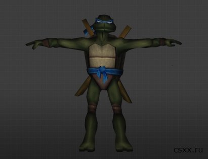 Модель персонажа Черепашки ниндзя / Turtles