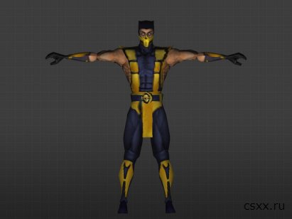 Модель персонажа Скорпион / Scorpion из Mortal Kombat
