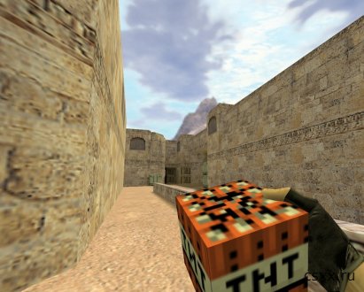 Модель «Граната TNT из Майнкрафта» / Minecraft tnt grenade pack