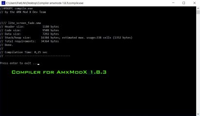Компилятор плагинов Amxx для AmxModx 1.8.3 / Compiler