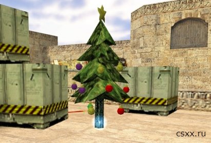 Плагин «Новогодняя ёлка вместо бомбы / Christmas C4»